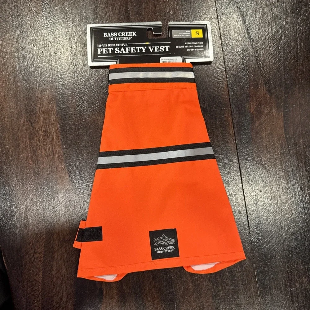 Bass Creek Outfitters Hi-Vis Reflective pet safety vest small